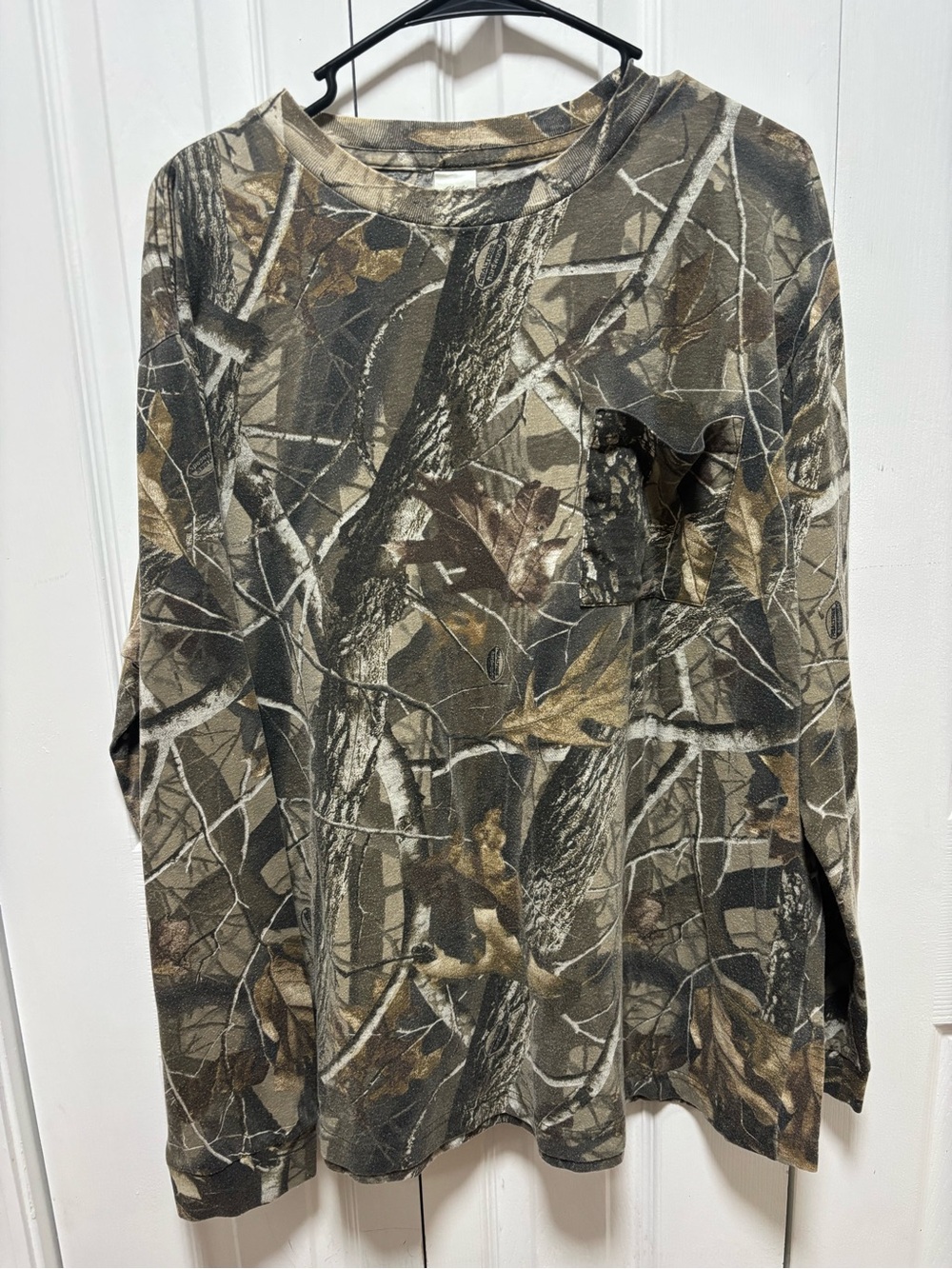 liberty Men's Long Sleeve Realtree-Style Camo Shirt - Green/Brown XL